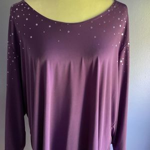 Womens Purple Tunic size 2X